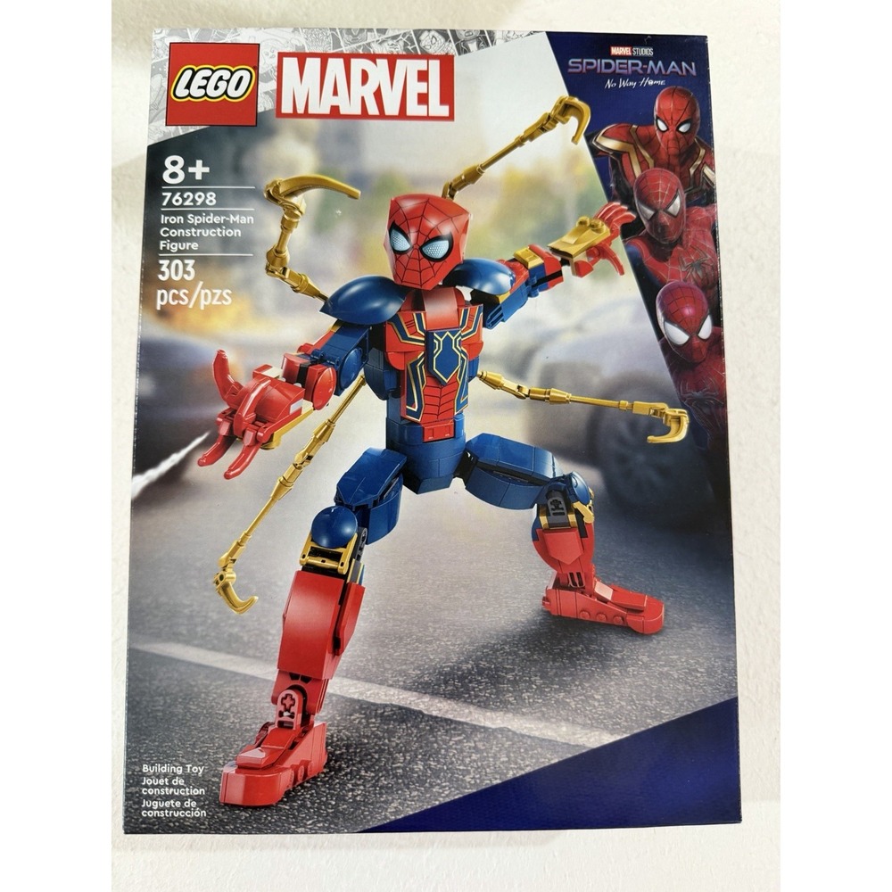 LEGO Marvel Iron Spider-Man 76298 Construction Figure Retired NEW 303 Pcs